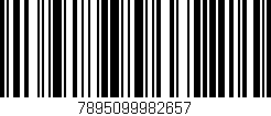 Código de barras (EAN, GTIN, SKU, ISBN): '7895099982657'