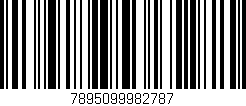 Código de barras (EAN, GTIN, SKU, ISBN): '7895099982787'