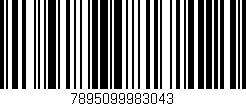 Código de barras (EAN, GTIN, SKU, ISBN): '7895099983043'