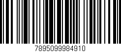 Código de barras (EAN, GTIN, SKU, ISBN): '7895099984910'