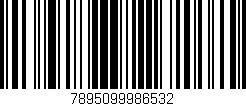 Código de barras (EAN, GTIN, SKU, ISBN): '7895099986532'