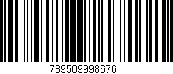 Código de barras (EAN, GTIN, SKU, ISBN): '7895099986761'