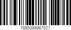 Código de barras (EAN, GTIN, SKU, ISBN): '7895099987027'