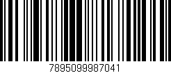 Código de barras (EAN, GTIN, SKU, ISBN): '7895099987041'