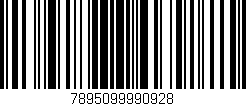 Código de barras (EAN, GTIN, SKU, ISBN): '7895099990928'