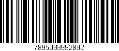 Código de barras (EAN, GTIN, SKU, ISBN): '7895099992892'