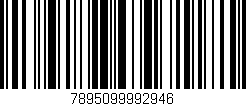 Código de barras (EAN, GTIN, SKU, ISBN): '7895099992946'