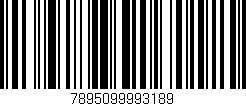 Código de barras (EAN, GTIN, SKU, ISBN): '7895099993189'