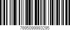 Código de barras (EAN, GTIN, SKU, ISBN): '7895099993295'