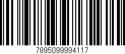 Código de barras (EAN, GTIN, SKU, ISBN): '7895099994117'