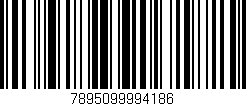 Código de barras (EAN, GTIN, SKU, ISBN): '7895099994186'