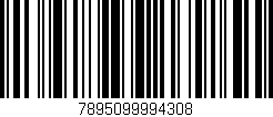 Código de barras (EAN, GTIN, SKU, ISBN): '7895099994308'