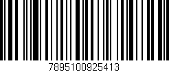 Código de barras (EAN, GTIN, SKU, ISBN): '7895100925413'