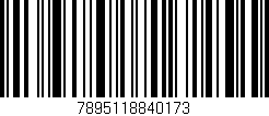 Código de barras (EAN, GTIN, SKU, ISBN): '7895118840173'