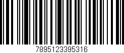 Código de barras (EAN, GTIN, SKU, ISBN): '7895123395316'