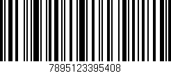 Código de barras (EAN, GTIN, SKU, ISBN): '7895123395408'