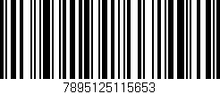 Código de barras (EAN, GTIN, SKU, ISBN): '7895125115653'