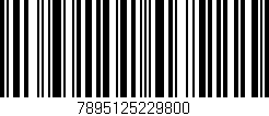 Código de barras (EAN, GTIN, SKU, ISBN): '7895125229800'