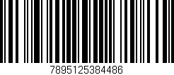 Código de barras (EAN, GTIN, SKU, ISBN): '7895125384486'