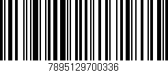 Código de barras (EAN, GTIN, SKU, ISBN): '7895129700336'