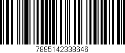 Código de barras (EAN, GTIN, SKU, ISBN): '7895142338646'