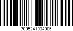 Código de barras (EAN, GTIN, SKU, ISBN): '7895241094986'