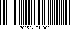 Código de barras (EAN, GTIN, SKU, ISBN): '7895241211000'