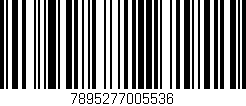 Código de barras (EAN, GTIN, SKU, ISBN): '7895277005536'