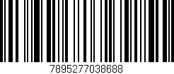 Código de barras (EAN, GTIN, SKU, ISBN): '7895277038688'