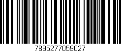 Código de barras (EAN, GTIN, SKU, ISBN): '7895277059027'