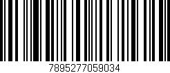 Código de barras (EAN, GTIN, SKU, ISBN): '7895277059034'