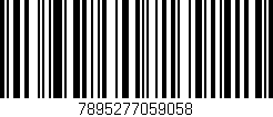 Código de barras (EAN, GTIN, SKU, ISBN): '7895277059058'