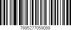 Código de barras (EAN, GTIN, SKU, ISBN): '7895277059089'