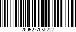 Código de barras (EAN, GTIN, SKU, ISBN): '7895277059232'