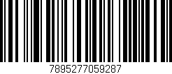 Código de barras (EAN, GTIN, SKU, ISBN): '7895277059287'