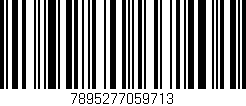 Código de barras (EAN, GTIN, SKU, ISBN): '7895277059713'