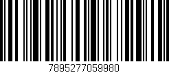 Código de barras (EAN, GTIN, SKU, ISBN): '7895277059980'