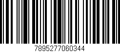 Código de barras (EAN, GTIN, SKU, ISBN): '7895277060344'