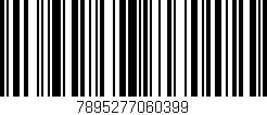 Código de barras (EAN, GTIN, SKU, ISBN): '7895277060399'