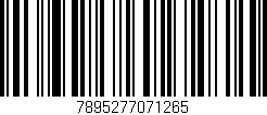 Código de barras (EAN, GTIN, SKU, ISBN): '7895277071265'