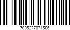 Código de barras (EAN, GTIN, SKU, ISBN): '7895277071586'
