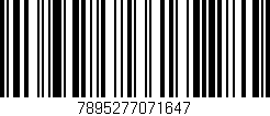 Código de barras (EAN, GTIN, SKU, ISBN): '7895277071647'