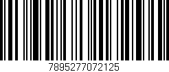 Código de barras (EAN, GTIN, SKU, ISBN): '7895277072125'