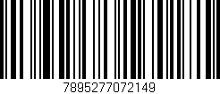 Código de barras (EAN, GTIN, SKU, ISBN): '7895277072149'