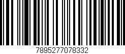 Código de barras (EAN, GTIN, SKU, ISBN): '7895277078332'