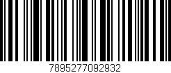 Código de barras (EAN, GTIN, SKU, ISBN): '7895277092932'