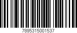 Código de barras (EAN, GTIN, SKU, ISBN): '7895315001537'