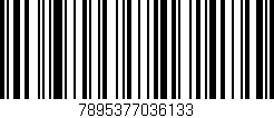 Código de barras (EAN, GTIN, SKU, ISBN): '7895377036133'