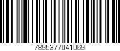 Código de barras (EAN, GTIN, SKU, ISBN): '7895377041069'