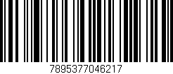 Código de barras (EAN, GTIN, SKU, ISBN): '7895377046217'